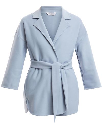 Max Mara Women's Cinese Belted Jacket - Blue