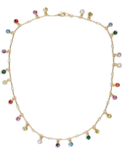 Roxanne Assoulin Women's Rainbow Fringe Necklace - Natural
