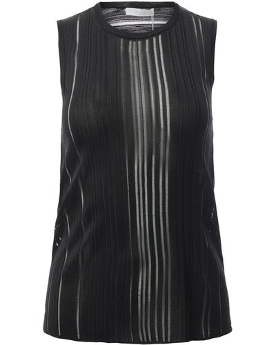 Helmut Lang Women's Sleeveless Cowl Top - Black