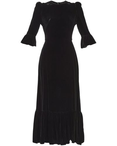 The Vampire's Wife Women's The 3/4 Length Festival Dress - Black