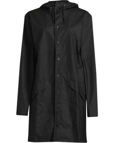 Rains Women's Long Jacket W3 - Black
