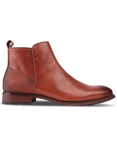 Sole Men's Clarens Inside Zip Boots - Red