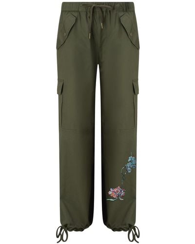 Ed Hardy Women's Mystic Panther Cargo Pant - Green
