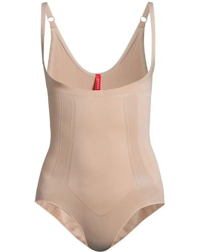 Spanx Women's Oncore Open Bust Panty Bodysuit - Natural