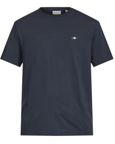 GANT Men's Regular Fit Shield T-shirt - Blue