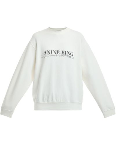 Anine Bing Women's Ramona Sweatshirt Doodle - White