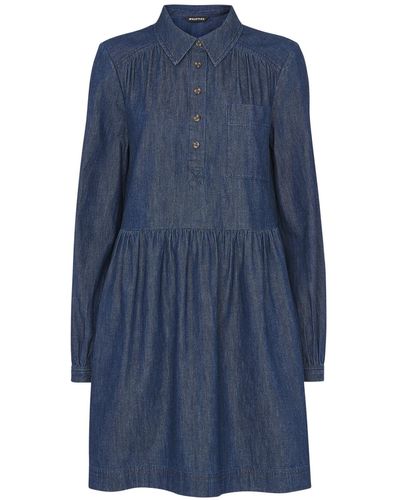 Whistles Women's Winnie Chambray Denim Dress - Blue