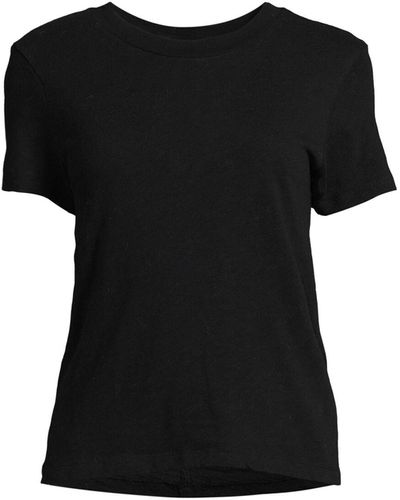 American Vintage Women's Sonoma Heavyweight Crew Neck T-shirt - Black