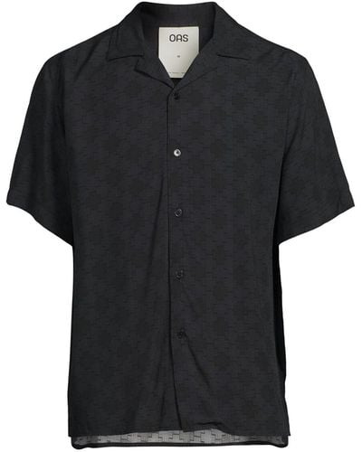 Oas Men's San Sebastián Viscose Shirt - Black