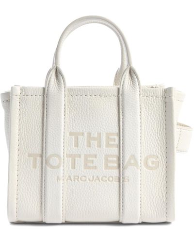 Marc Jacobs Women's The Leather Crossbody Tote Bag - White