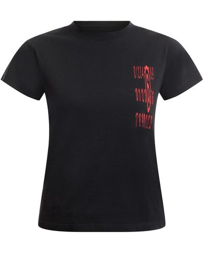 MM6 by Maison Martin Margiela Women's T-shirt - Black