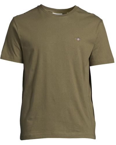 GANT Men's Regular Fit Shield T-shirt - Green