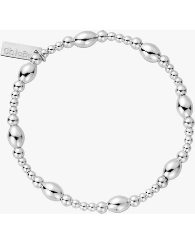 ChloBo Women's Cute Oval Bracelet - Natural