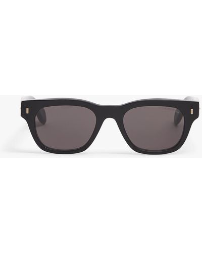 Cutler and Gross Women's Square Acetate Sunglasses - Grey