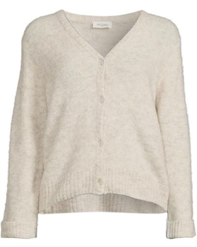American Vintage Women's East Button Cardigan - White