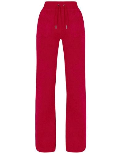 Juicy Couture Women's Del Ray Track Pant With Pockets - Red