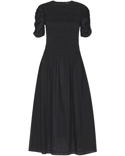Whistles Women's Avery Smocked Dress - Black