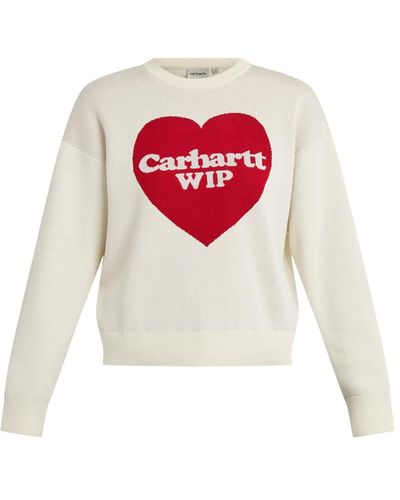 Carhartt Women's Heart Jumper - White