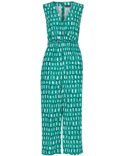 Whistles Women's Linked Smudge Lorna Jumpsuit - Green