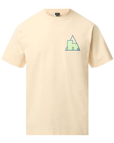 Huf Men's High Tide Short Sleeve T-shirt - Natural