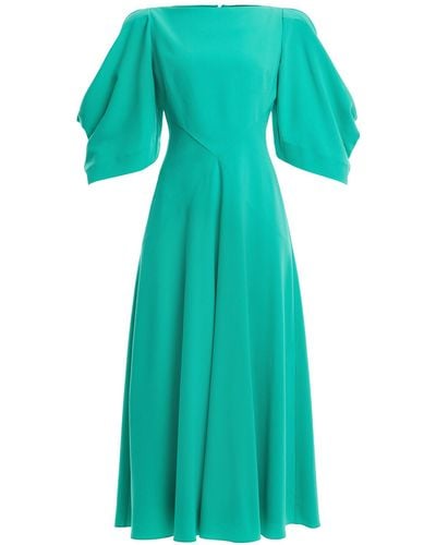 ROKSANDA Women's Leticia Crepe Dress - Green