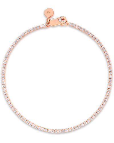 Astrid & Miyu Women's Tennis Chain Bracelet 195mm - Metallic