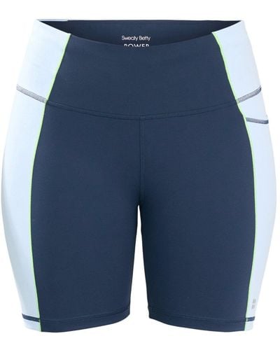 Sweaty Betty Women's Power 6 Biker Shorts - Blue