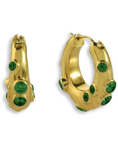 Shyla Women's Oren Hoop Earrings - Metallic