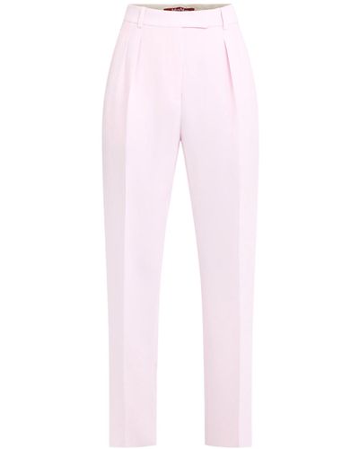 Max Mara Studio Women's Era Carrot Trousers - Pink