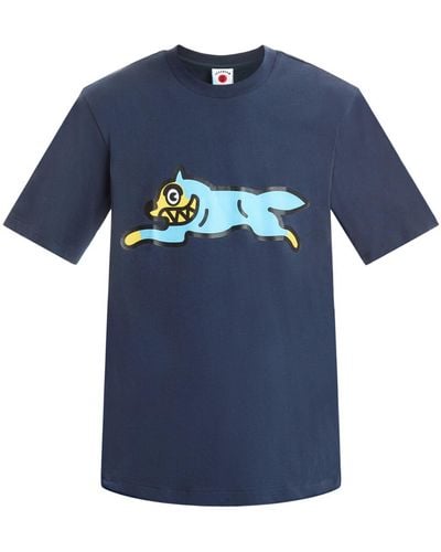 ICECREAM Men's Running Dog T-shirt - Blue