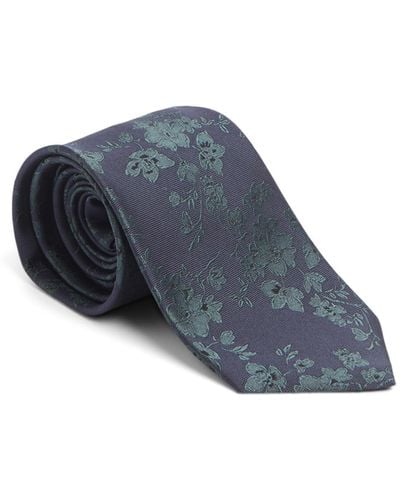 Paul Smith Men's Tie Floral - Blue