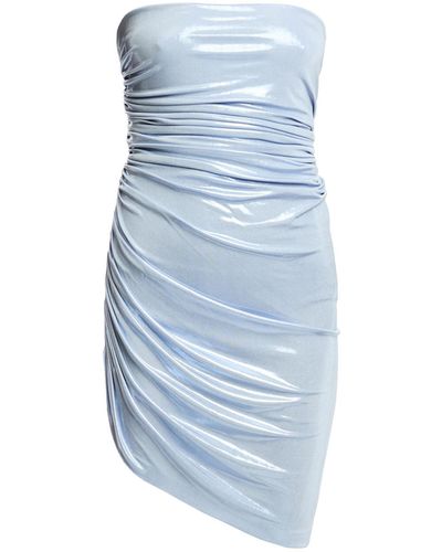 Norma Kamali Women's Strapeless Diana Pickleball Dress - Blue