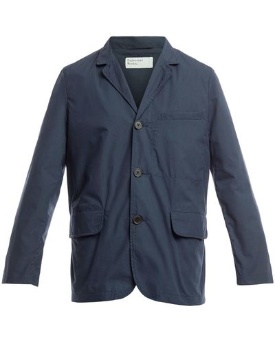 Universal Works Men's Recycled Poly Capitol Jacket - Blue