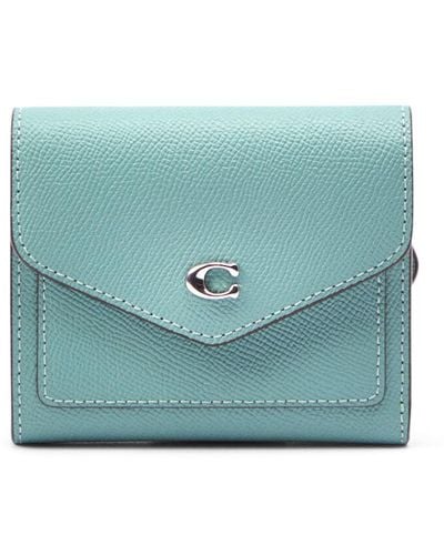 COACH Women's Wyn Leather Small Wallet - Blue