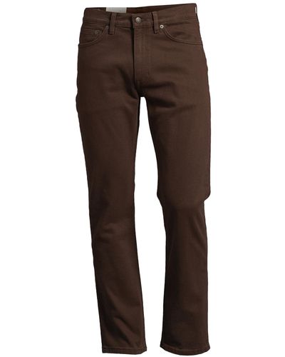 GANT Men's Regular Soft Twill Jeans - Brown