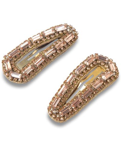 Deepa Gurnani Women's Gillian Clip Set - Metallic