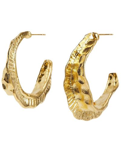 SORU Women's Marissa Hoop Earrings - Metallic