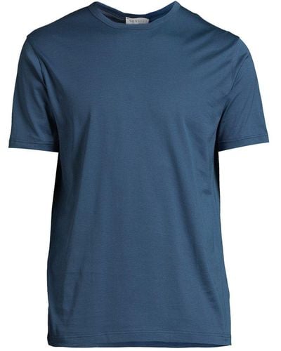 Sunspel Men's Classic Crew Neck T-shirt - Blue