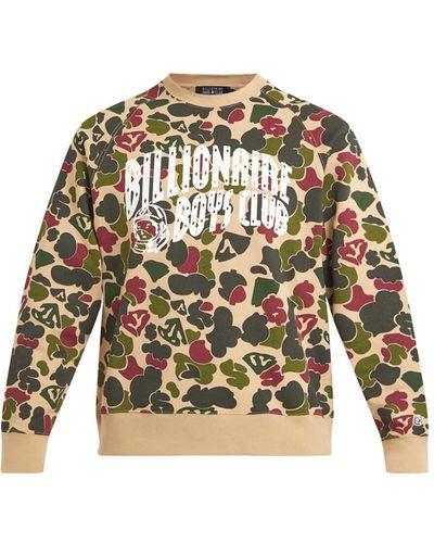 BBCICECREAM Men's Duck Camo Crewneck - Natural