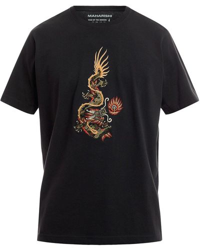 Maharishi Men's Dragon T-shirt - Black