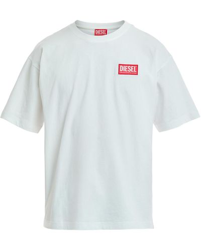 DIESEL Men's T-danny Nlabel T Shirt - White