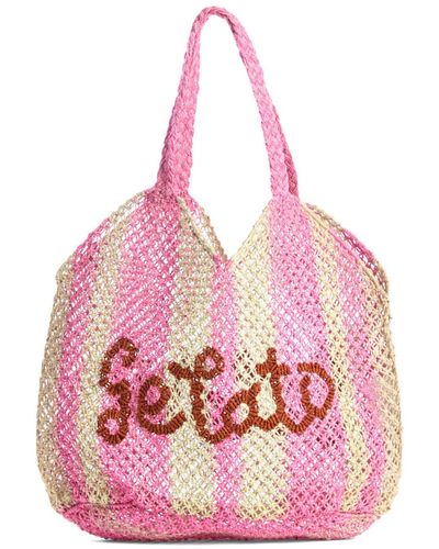 The Jacksons Women's Gelato Large Beach Bag - Pink