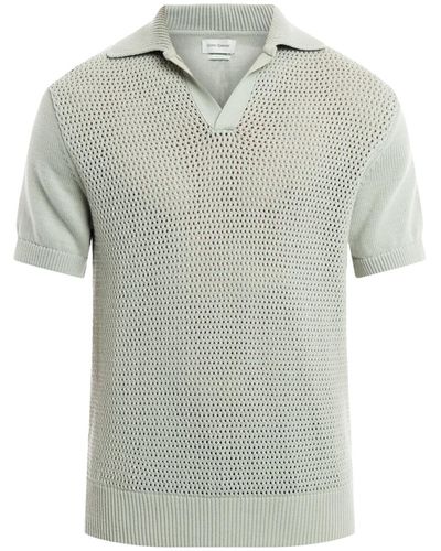 Oliver Spencer Men's Short Sleeve Penhale Polo Shirt - Grey