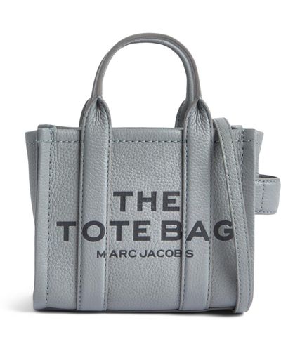 Marc Jacobs Women's The Leather Crossbody Tote Bag - Grey