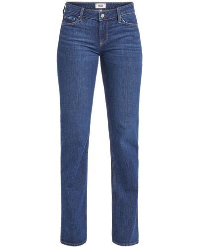 PAIGE Women's Sloane Low Rise Bootcut Jeans - Blue