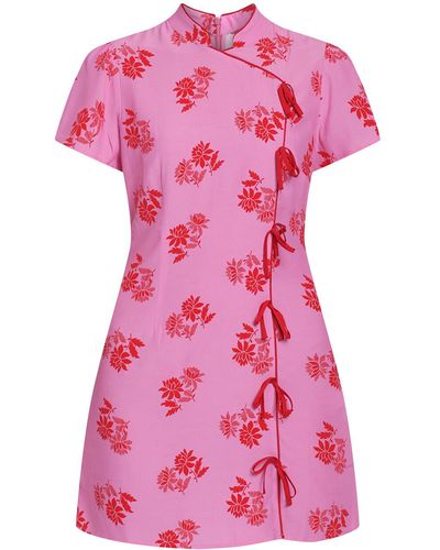Kitri Women's Harlow Floral Mini Dress - Pink