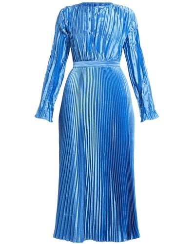 L'idée Women's Royale Long Sleeve Dress - Blue