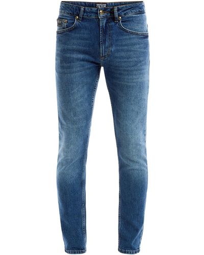 Versace Men's Narrow Dundee Jeans - Blue