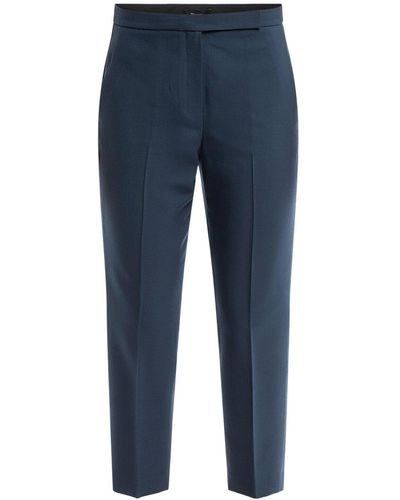 Theory Women's Slim Cropped Trouser - Blue
