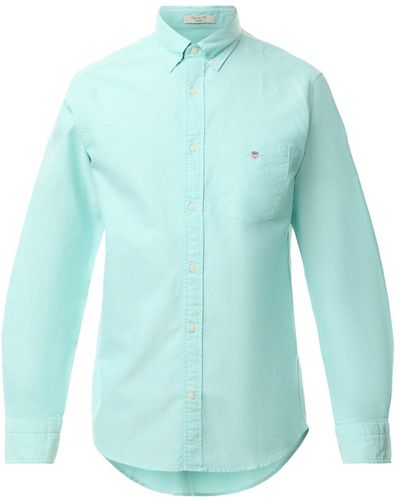 GANT Men's Regular Fit Oxford Shirt - Blue
